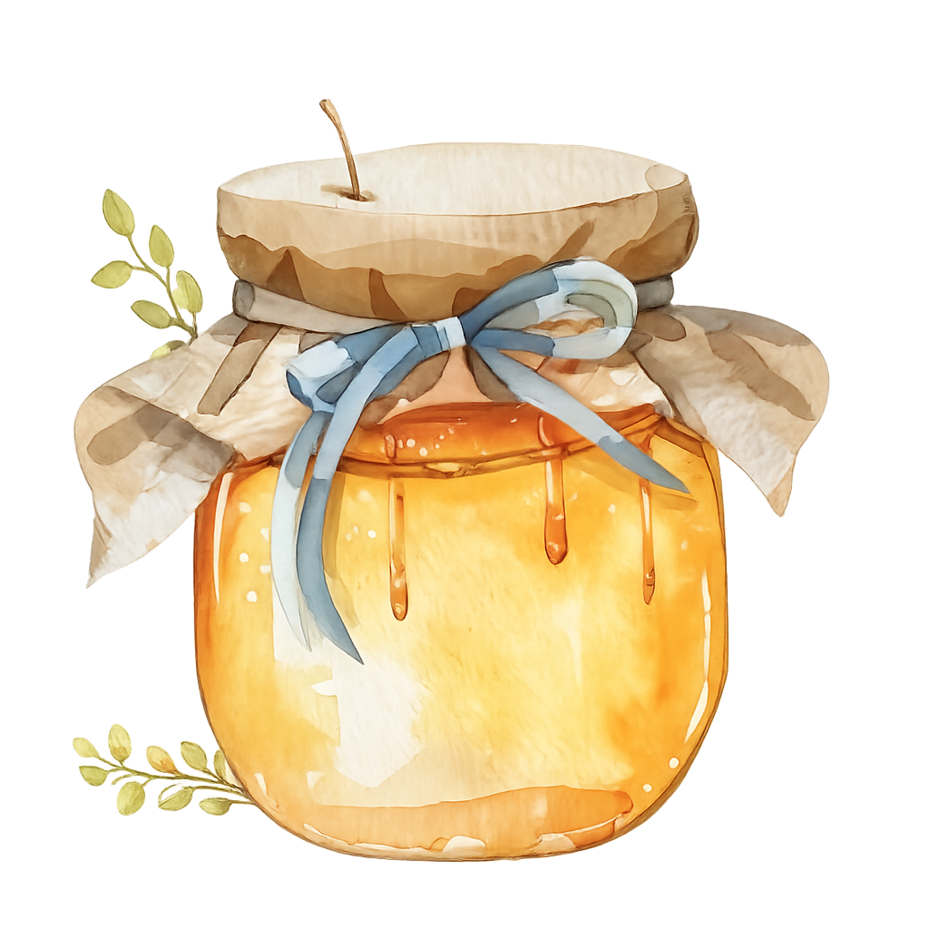 A jar of raw seasonal farm honey